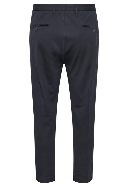 BadRhino Big & Tall Navy Blue Stretch Trousers | BadRhino 5