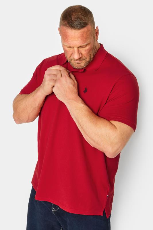 Men's  U.S. POLO ASSN. Big & Tall Red Core Polo Shirt