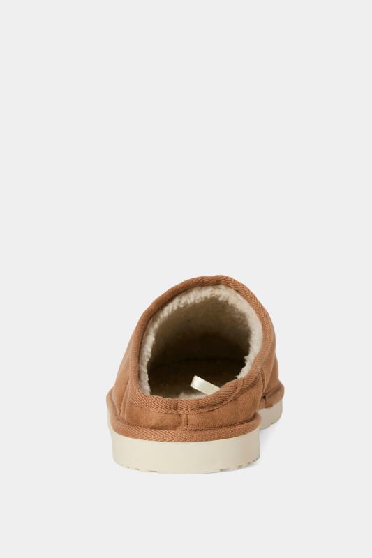 JACK & JONES Camel Brown Mule Slippers | BadRhino 3