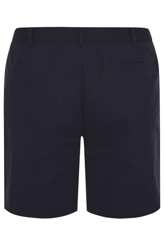 BadRhino Navy Blue Stretch Chino Shorts | BadRhino