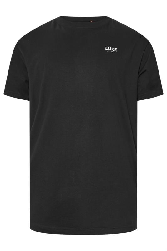 LUKE 1977 Big & Tall Black Exquisite T-Shirt | BadRhino 1