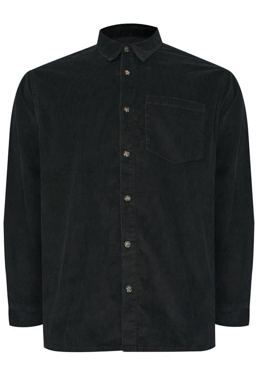 Men's  BadRhino Big & Tall Black Corduroy Overshirt