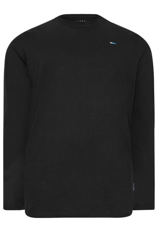 BadRhino Big & Tall Black Extra Long Core Long Sleeve T-Shirt | BadRhino 3