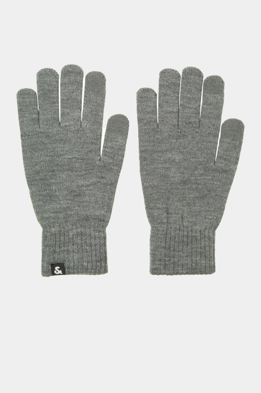 JACK & JONES Big & Tall Grey Gloves | BadRhino 1