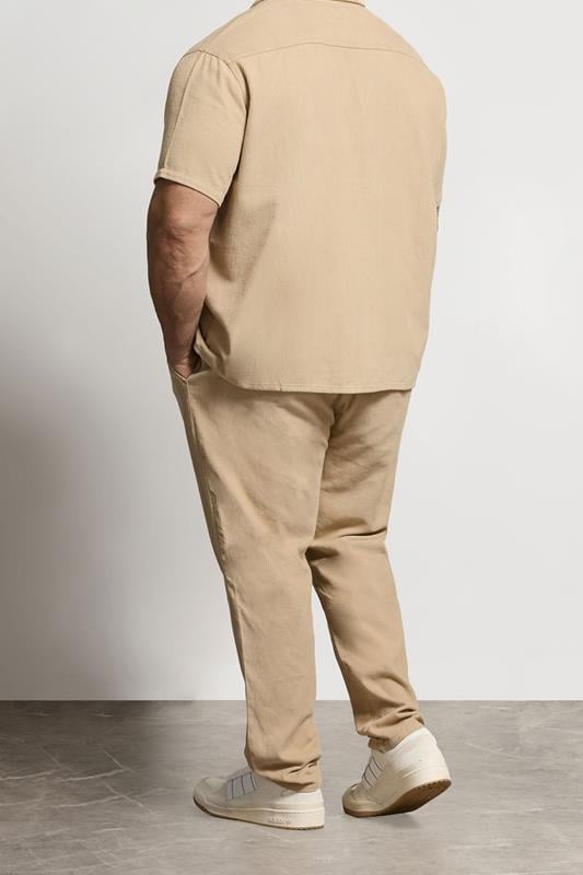 BadRhino Big & Tall Natural Brown Corduroy Trousers | BadRhino 4