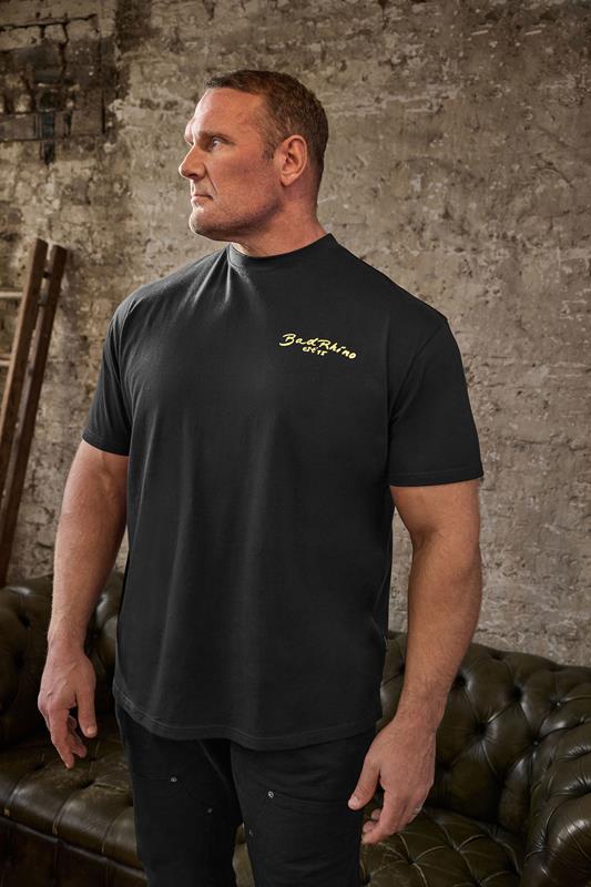 Men's  BadRhino Big & Tall Black Tiger Graphic T-Shirt