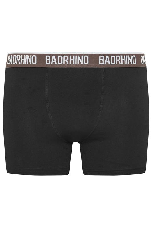 BadRhino Big & Tall 5 PACK Black Waistband Boxers | BadRhino 6
