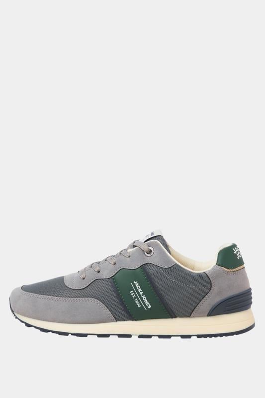 JACK & JONES Grey 'Spirit' Runner Trainers | BadRhino 3