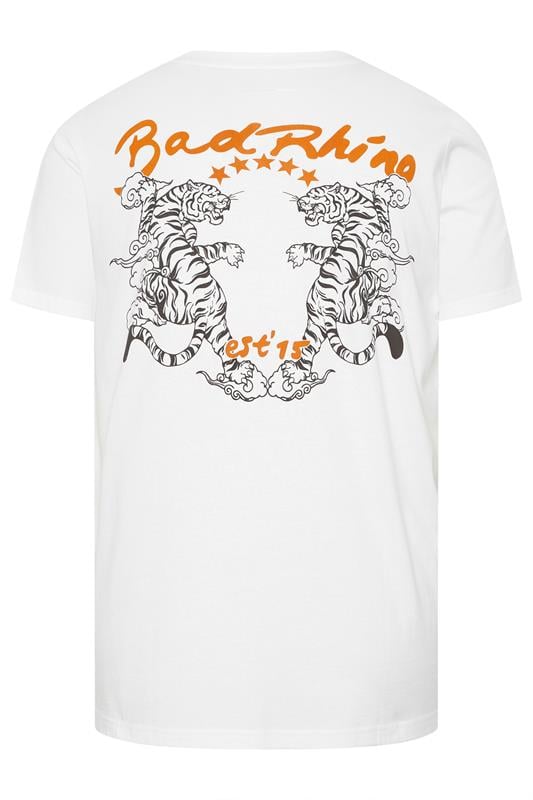 BadRhino Big & Tall White Tiger Graphic T-Shirt | BadRhino 2