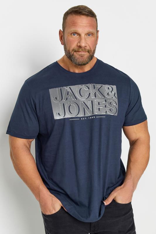 Men's  JACK & JONES Big & Tall Blue T-Shirt