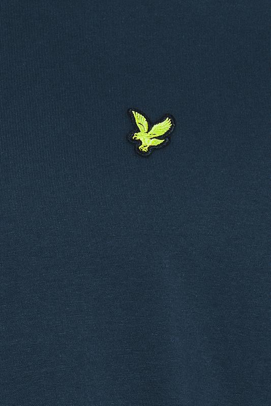 LYLE & SCOTT Big & Tall Navy Blue Long Sleeve T-Shirt | BadRhino 5
