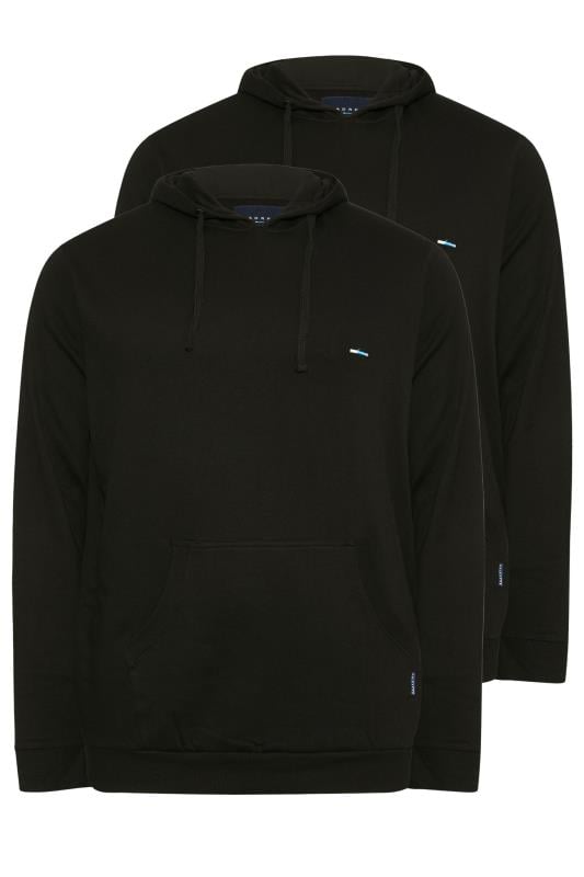 BadRhino Big & Tall 2 PACK Black Core Hoodies | BadRhino 3