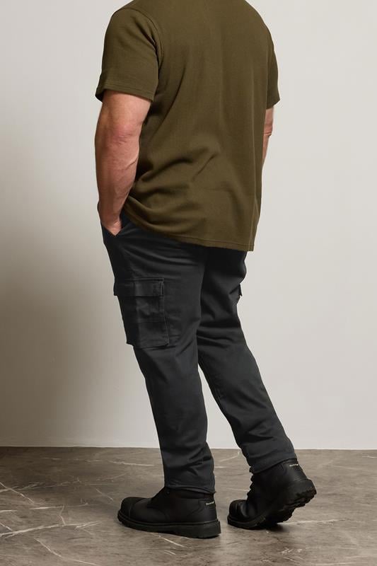 BadRhino Black Stretch Cargo Trousers | BadRhino 3