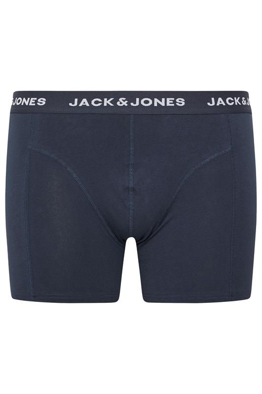 JACK & JONES Big & Tall 5 PACK Green/Blue/Black/Navy/Purple Boxers | BadRhino 5
