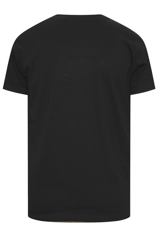 BadRhino Big & Tall Black Skull & Headphone Graphic T-Shirt | BadRhino 6