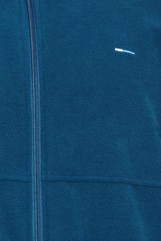 BadRhino Big & Tall Blue Essential Zip Through Fleece | BadRhino 4