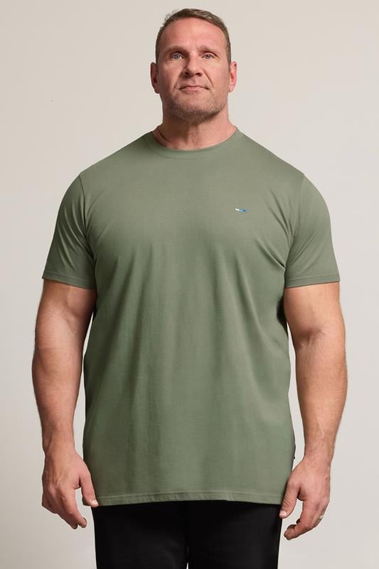 Men's  BadRhino Big & Tall Sage Green Extra Long Core T-Shirt
