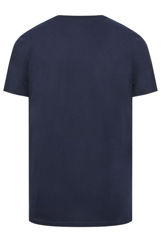 BadRhino Big & Tall Navy Blue England Crest T-Shirt | BadRhino 6