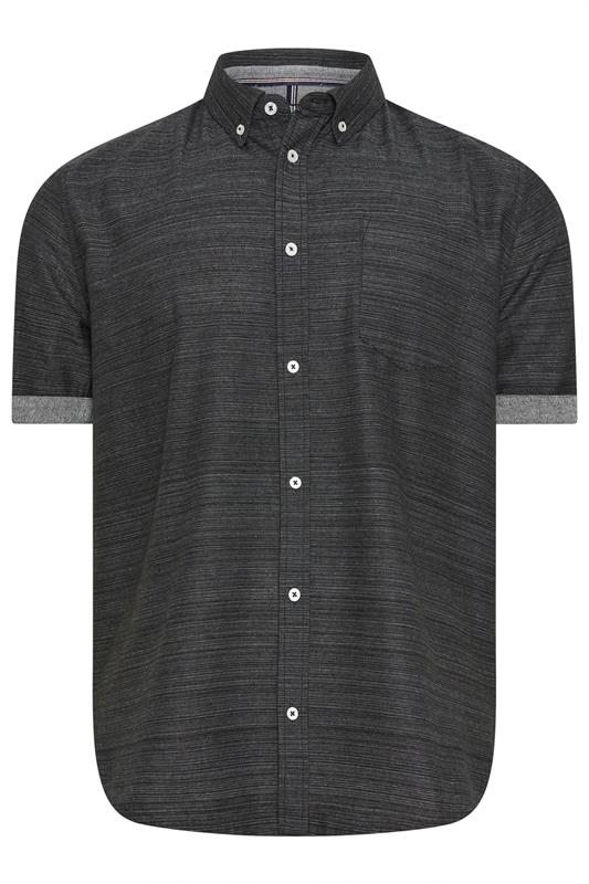BadRhino Big & Tall Black Short Sleeve Slub Shirt | BadRhino 2