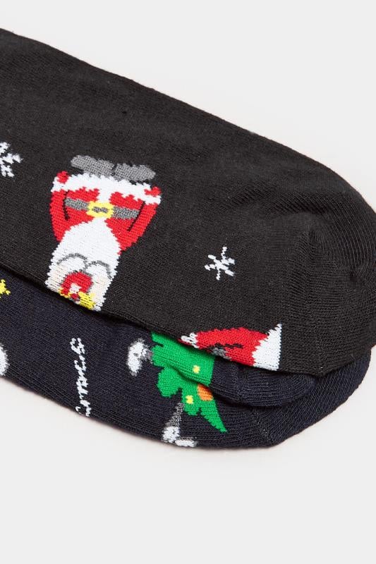 JACK & JONES Black Boxers & Socks 'HoHoHo' Gift Box | BadRhino 7