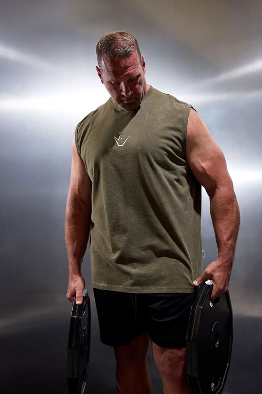  IronRhino Big & Tall Olive Green Old English Vest