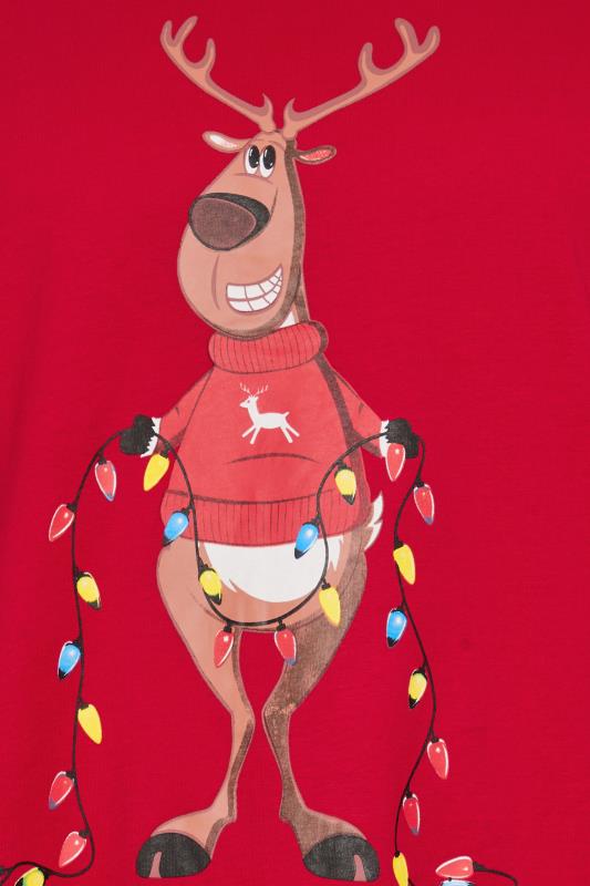 KAM Red Rudolph Graphic Print T-Shirt | BadRhino 2