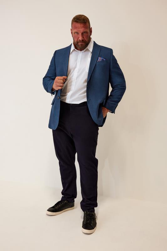BadRhino Big & Tall Blue Wedding Suit Jacket | BadRhino 4