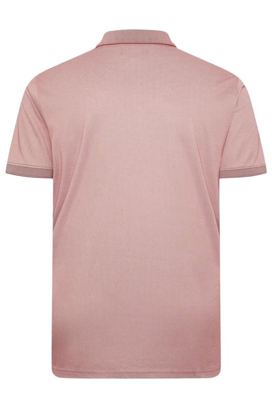 BadRhino Big & Tall Orange Chambray Polo Shirt | BadRhino 6