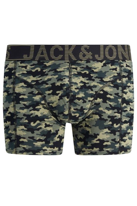 JACK & JONES Big & Tall Black 'Danny' 3 Pack Trunks | BadRhino 5