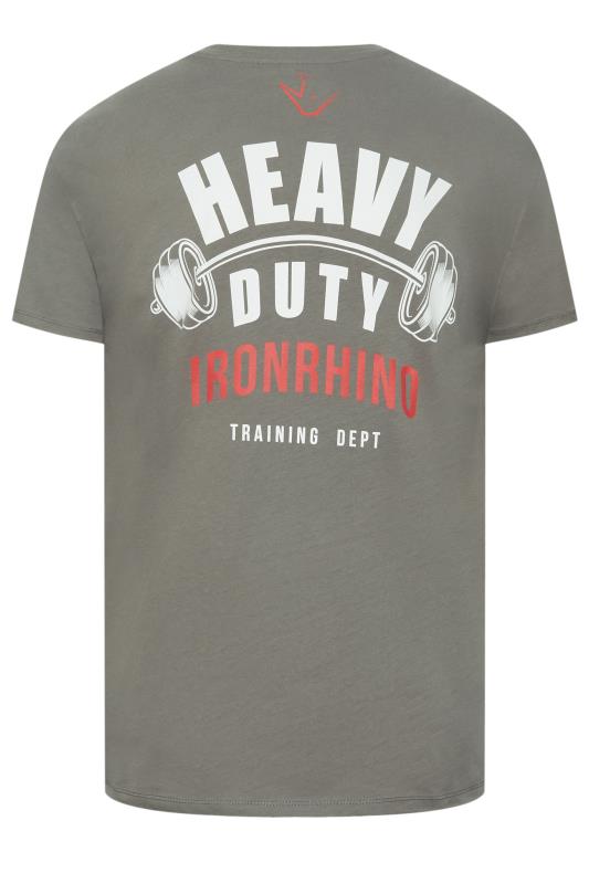 IronRhino Big & Tall Green 'Heavy Duty' T-Shirt | BadRhino 6