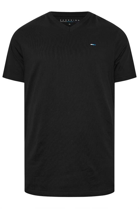 BadRhino Big & Tall Black/Red/Green/Blue/Navy Blue 5 Pack Extra Long V-Neck T-Shirts | BadRhino 8