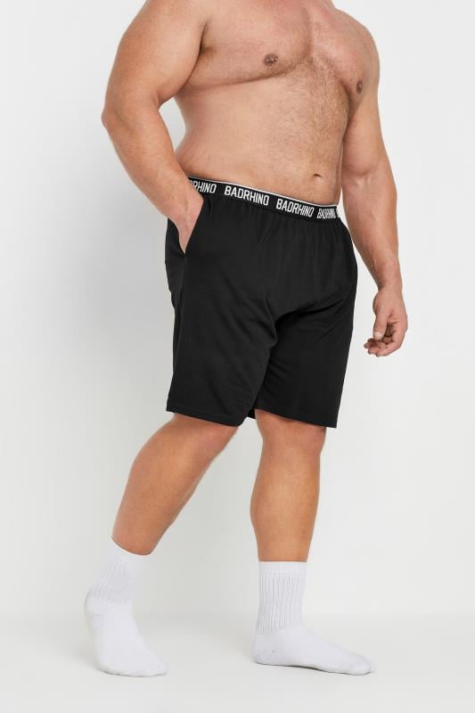 BadRhino 2 PACK Black Lounge Shorts | BadRhino 2