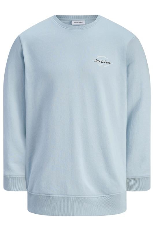 Men's  JACK & JONES Big & Tall Celestial Blue Logo Sweatshirt