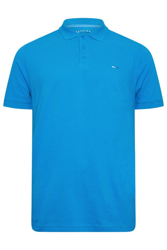BadRhino Big & Tall 3 PACK Blue/Pink/Teal Polo Shirts | BadRhino 4