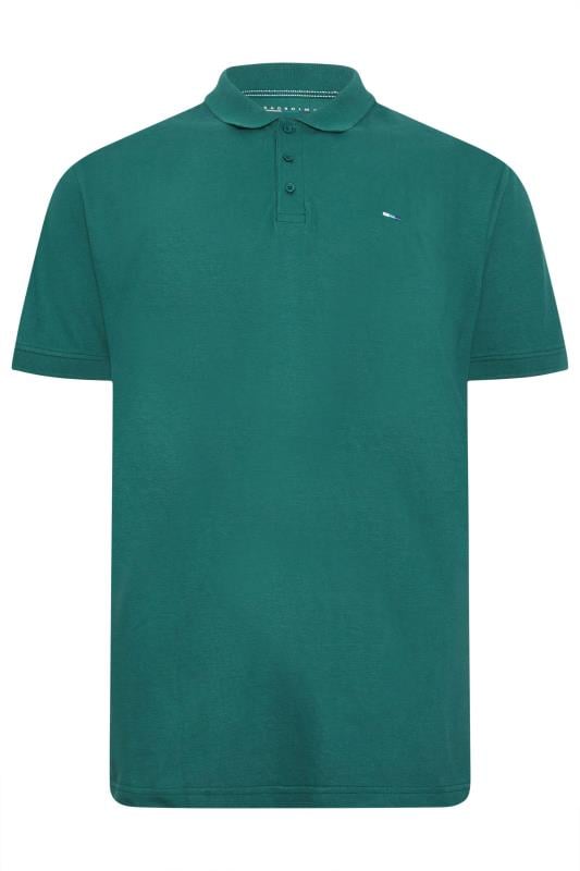 BadRhino Big & Tall Teal Green Extra Long Core Polo Shirt | BadRhino 3