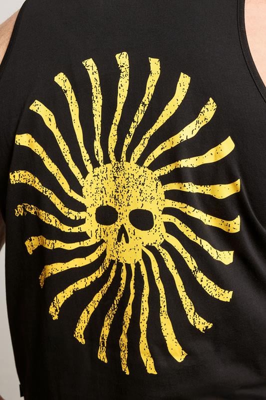 BadRhino Big & Tall Black 'Chasing The Sun'  Vest | BadRhino 6