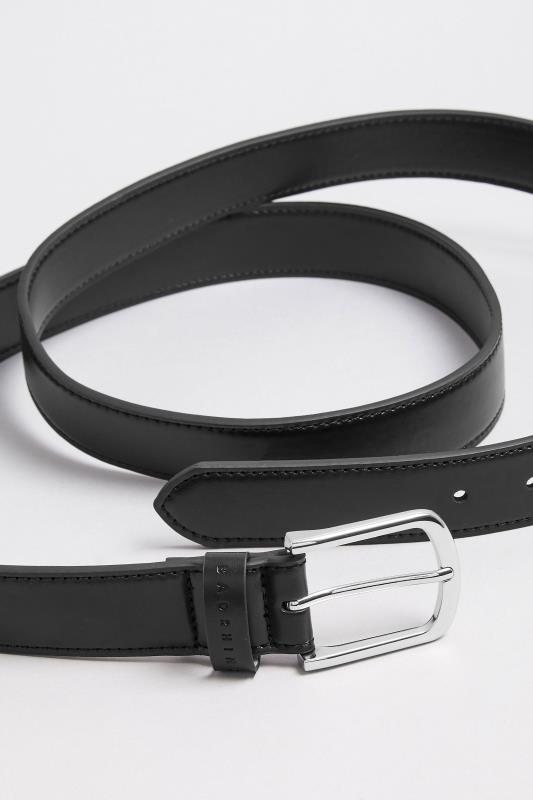 RHINO FLEX Black Flex Leather Look Buckle Belt | BadRhino 4