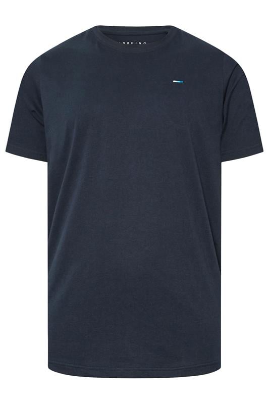 BadRhino Big & Tall Green/Blue/Purple/Cream/Navy Blue 5 Pack Extra Long T-Shirts | BadRhino 2