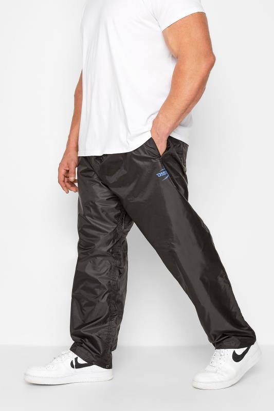 Men's  D555 Big & Tall Black Pack Away Waterproof Trousers