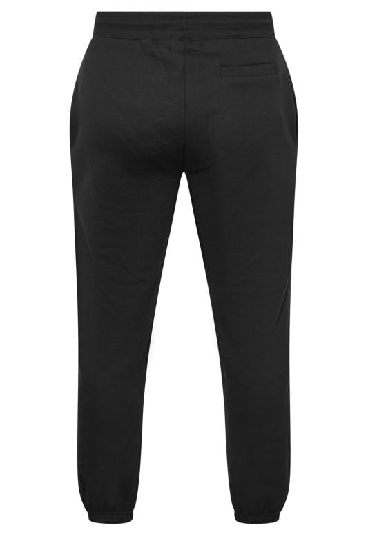 BadRhino Big & Tall Black Cuffed Joggers | BadRhino 5