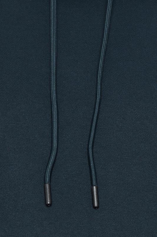JACK & JONES Big & Tall Navy Blue Plain Hoodie | BadRhino 5