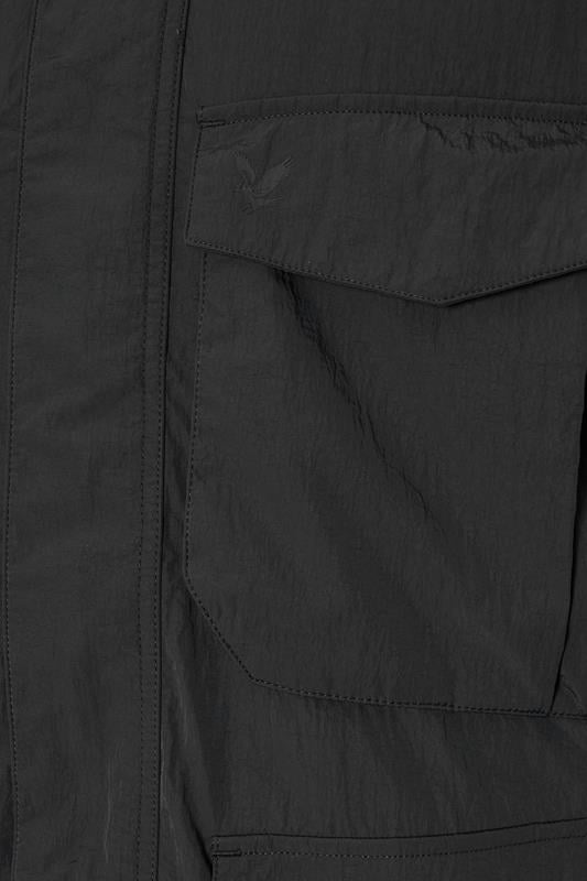 LYLE & SCOTT Big & Tall Black Tactical Parka Coat | BadRhino 3