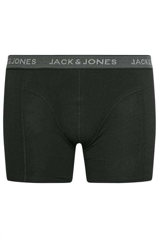 JACK & JONES Big & Tall Grey 3 Pack Trunks | BadRhino 7