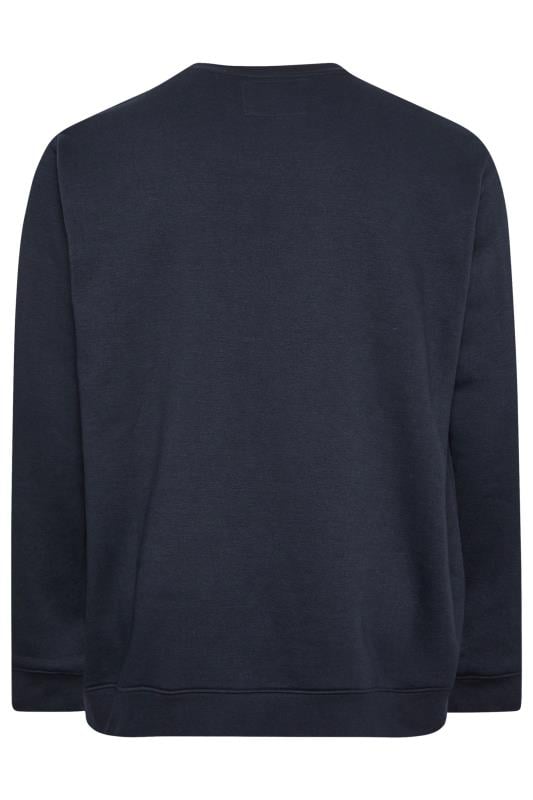 BadRhino Big & Tall 2 PACK Navy Blue Core Sweatshirts | BadRhino 6