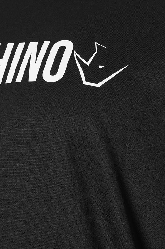 IronRhino Big & Tall Black Branded Performance Long Sleeve T-Shirt | BadRhino 7