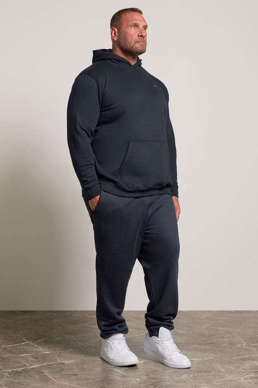  BadRhino Big & Tall Navy Blue Hoodie & Jogger Set