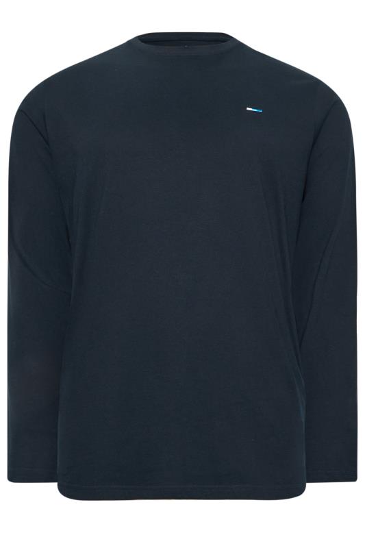 BadRhino Big & Tall Navy Extra Long Core Long Sleeve T-Shirt | BadRhino 3