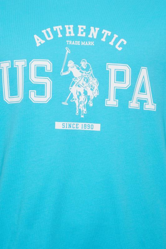 U.S. POLO ASSN. Big & Tall Light Blue Authentic T-Shirt | BadRhino 4
