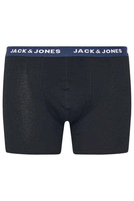 JACK & JONES 7 PACK Navy Blue & Black Trunks | BadRhino 9