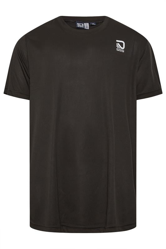 D555 Big & Tall Black Lightweight Active T-Shirt | BadRhino 4